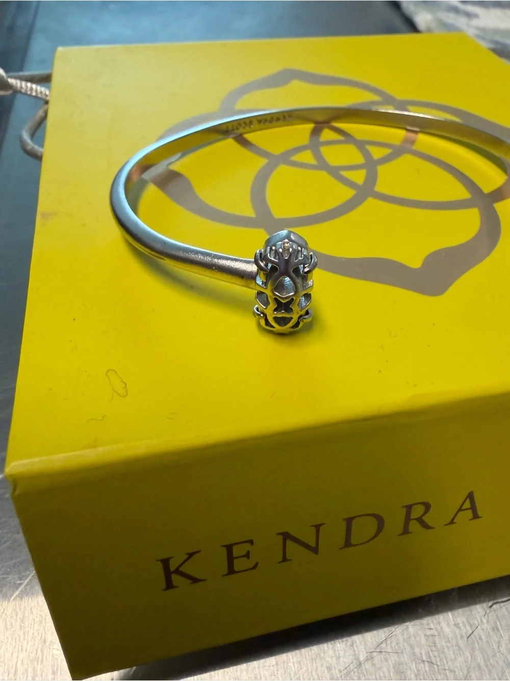 Kendra Scott Silver Open-Ended Cuff Bracelet